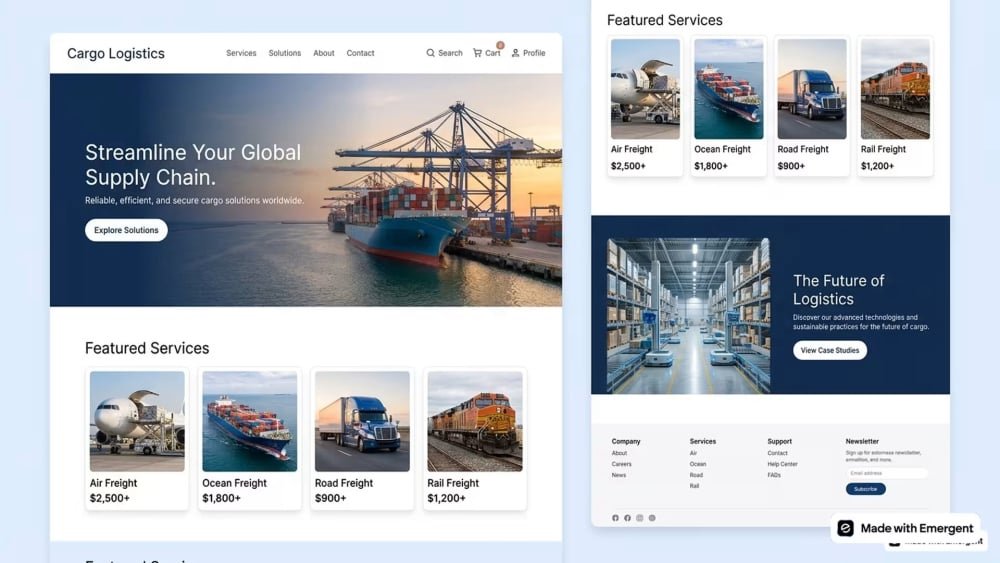 Cargo Website